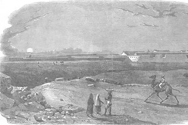 "Ferozepore (Firozpur) – the Fort," from the Illustrated London News, 1851