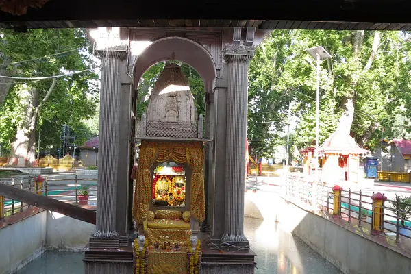 Kheer Bhawani, Ksheer Bhawani or the Ragnya Devi temple Holy Shrine Front View