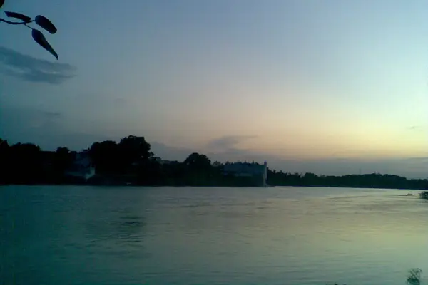 The banks of river Gomati in Jaunpur