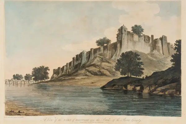 A View of the Fort of Iionpoor (Fort of Firuz Shah Tughluq, Jaunpur, Uttar Pradesh, 1360) 
