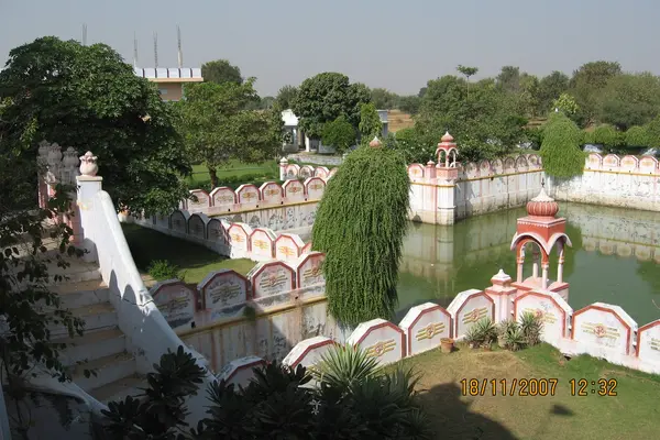 Internal Garden at Baba Khetanath Aashram, Neemrana